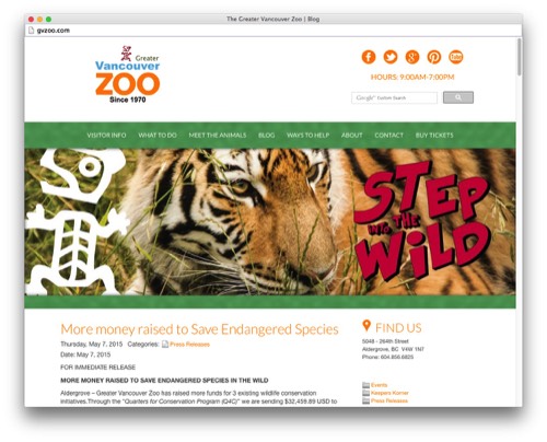 Greater Vancouver Zoo